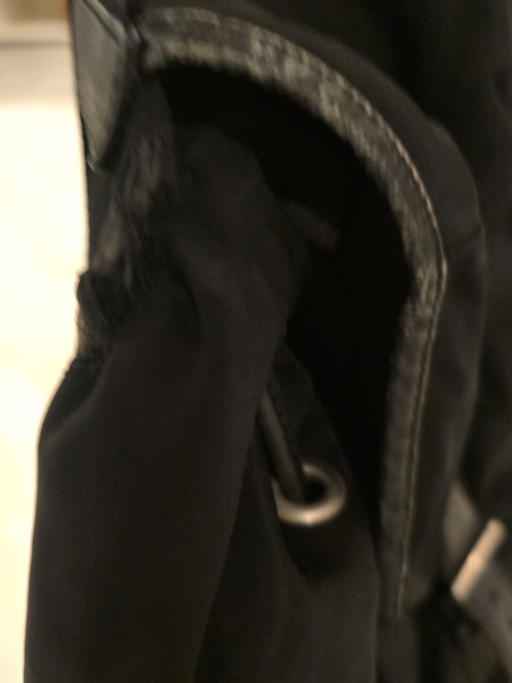 Prada Black Nylon Drawstring Backpack - Picture 12 of 16
